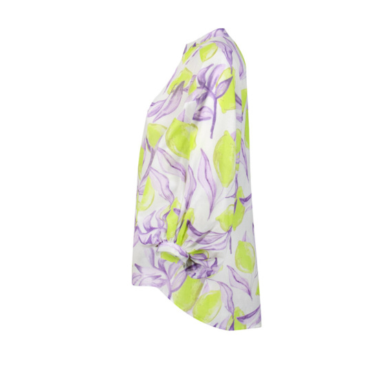 Lieblingsstück Bluse mit Stehkragen und Lemon Print Bis zu 60% Rabatt