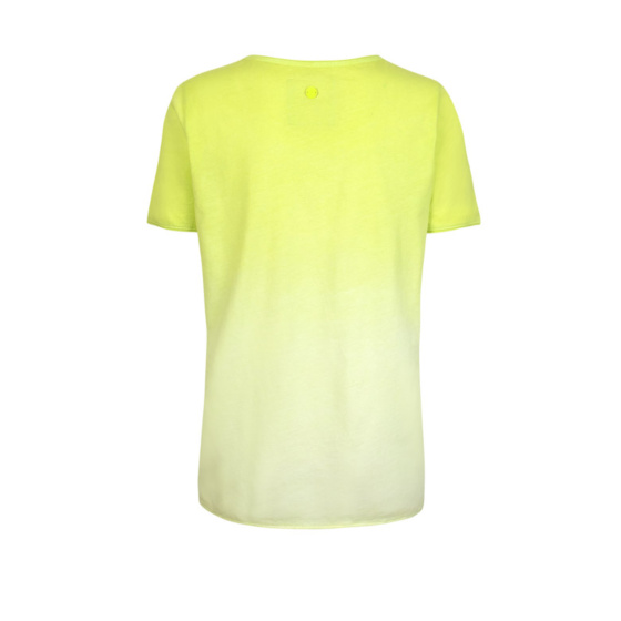 Lieblingsstück Kurzarm T-Shirt mit kleinem Zitronenmotiv Vierteljährliche Förderung
