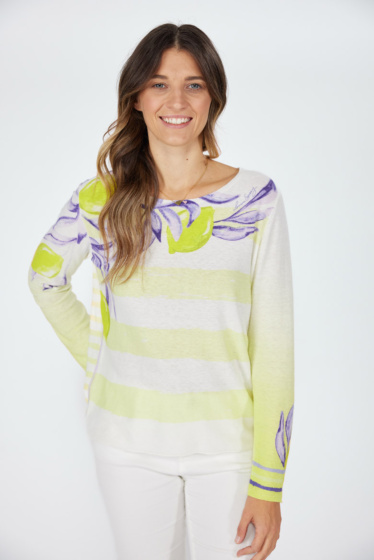 Lieblingsstück Pullover mit Inside Out Lemon Print Discount Store für neue Produkte