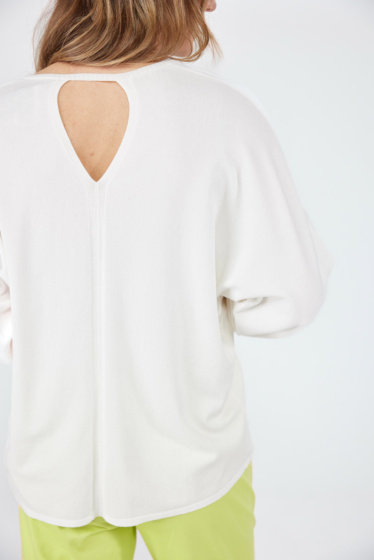 Lieblingsstück Pullover mit Mittelnaht und Cut Out Nur noch ein Tag übrig