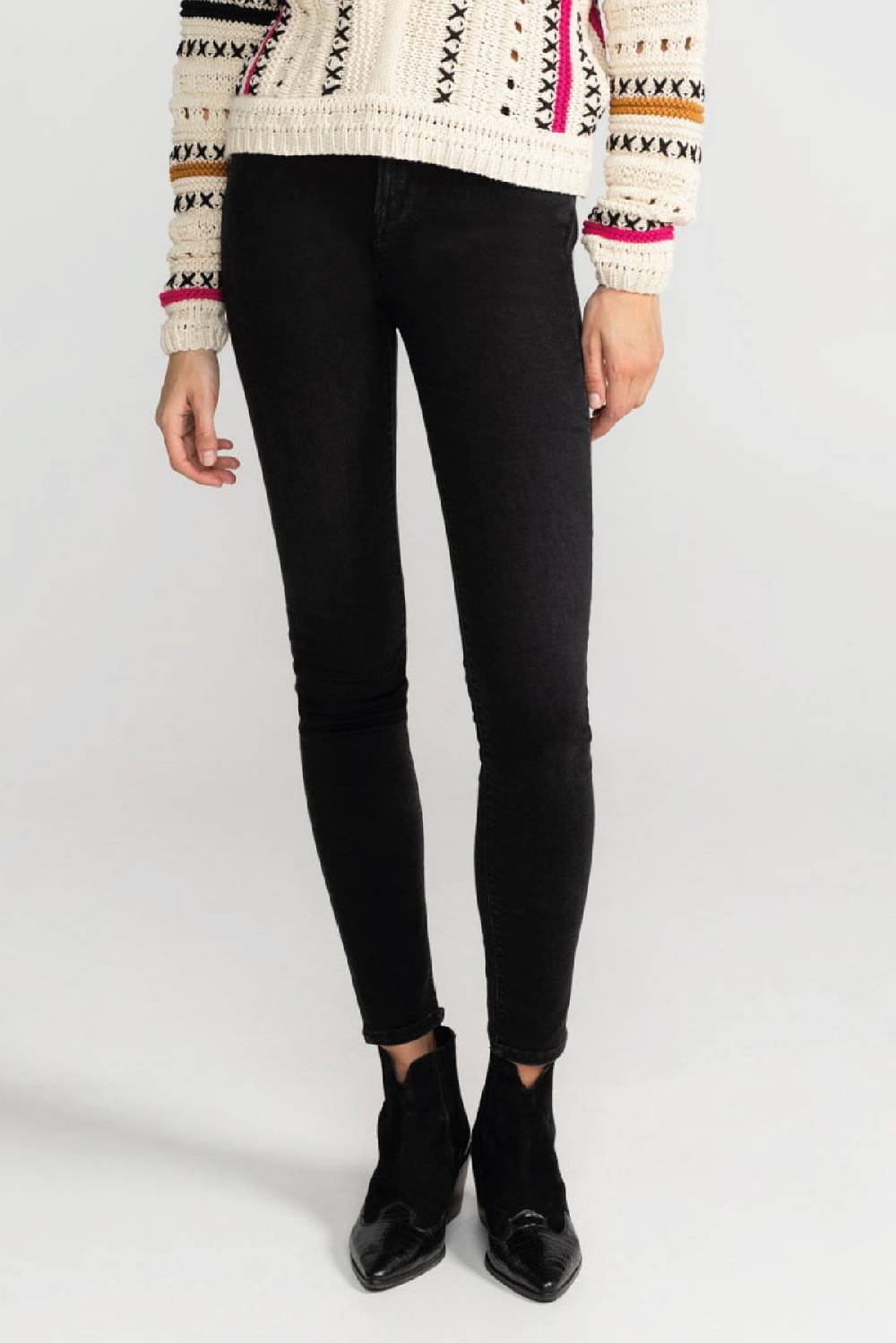 Lovjoi Skinny Jeans LEPIOTA Used Black Fabrikpreis