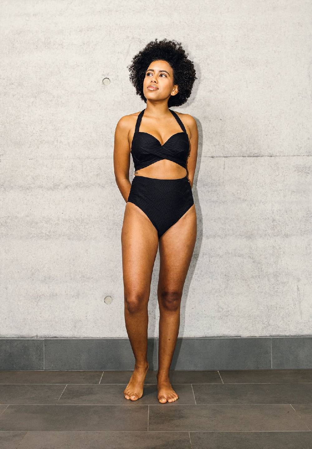 Lovjoi Bikini Slip High Waist KALMIA Biobased Structure Flash Sale