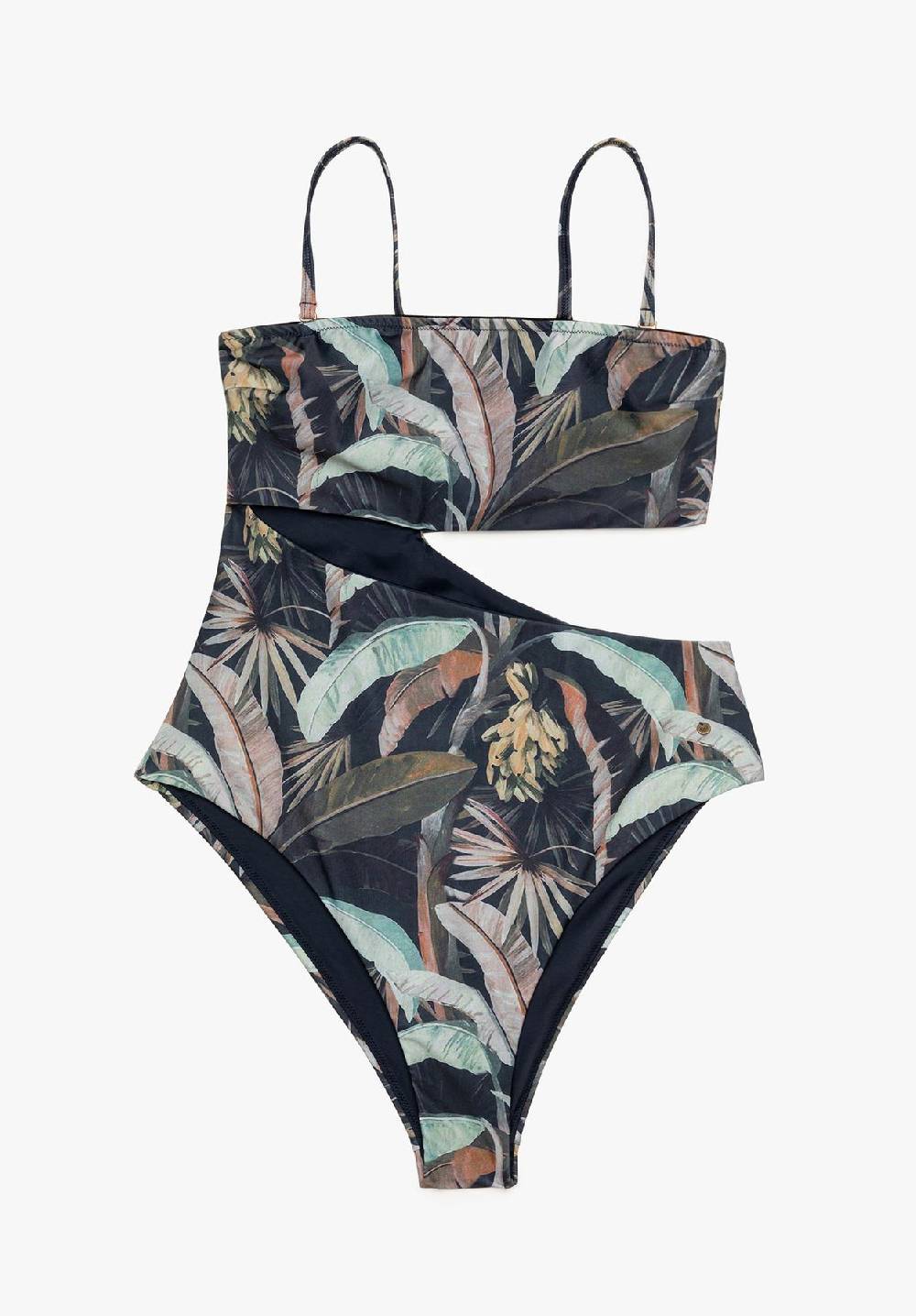 Lovjoi Badeanzug Asymmetrical HIBISCO Recycled Print Saisonschlussverkauf