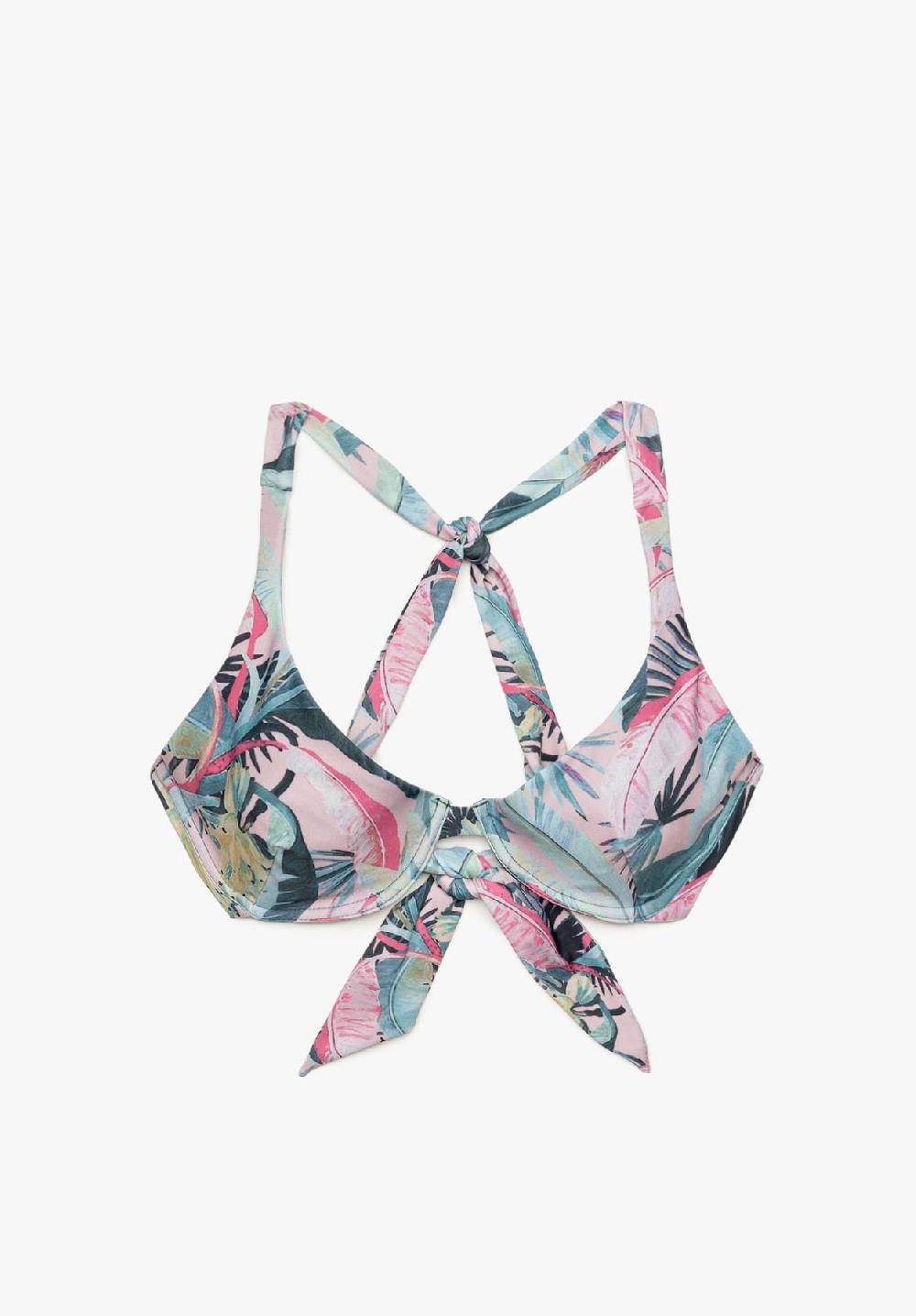 Lovjoi Bikini Top Cross Back with Wires FORTUNEI Recycled Print Verkauf