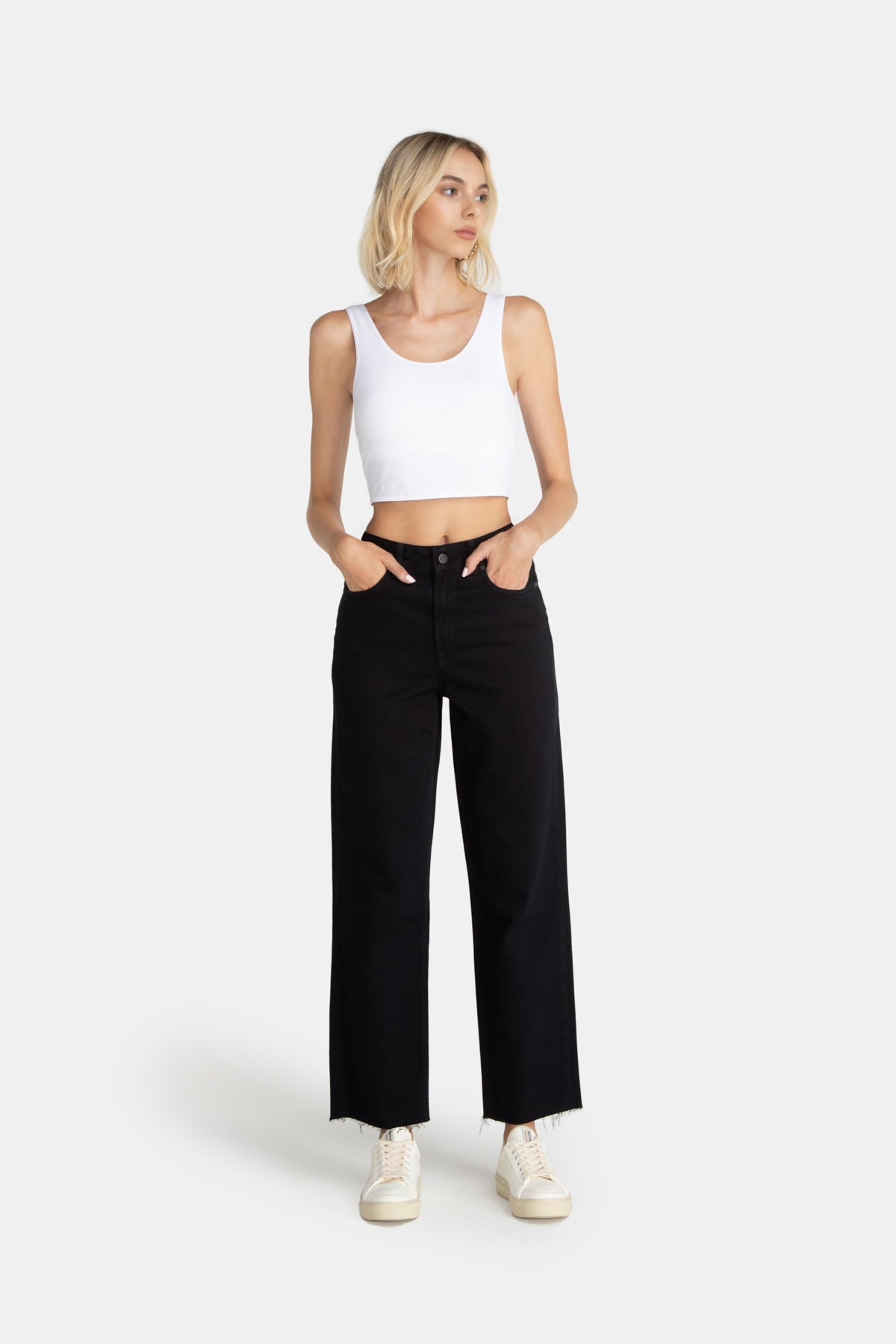 Lovjoi Straight Jeans MEDLAR Black Overdyed Saisonschlussverkauf