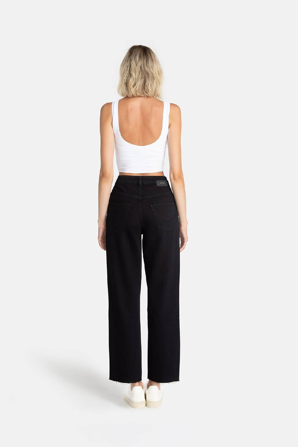 Lovjoi Straight Jeans MEDLAR Black Overdyed Saisonschlussverkauf