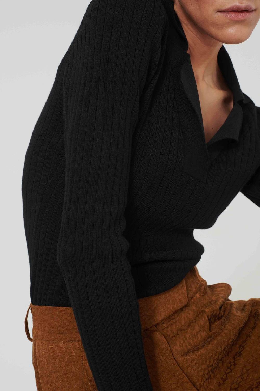 Lovjoi Strick Langarmshirt VICTOREA Tiefpreis