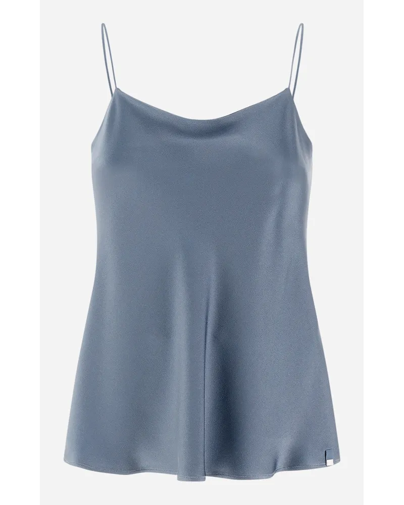 Herno Top Resort Aus Satin Effect Denim Sonderangebote