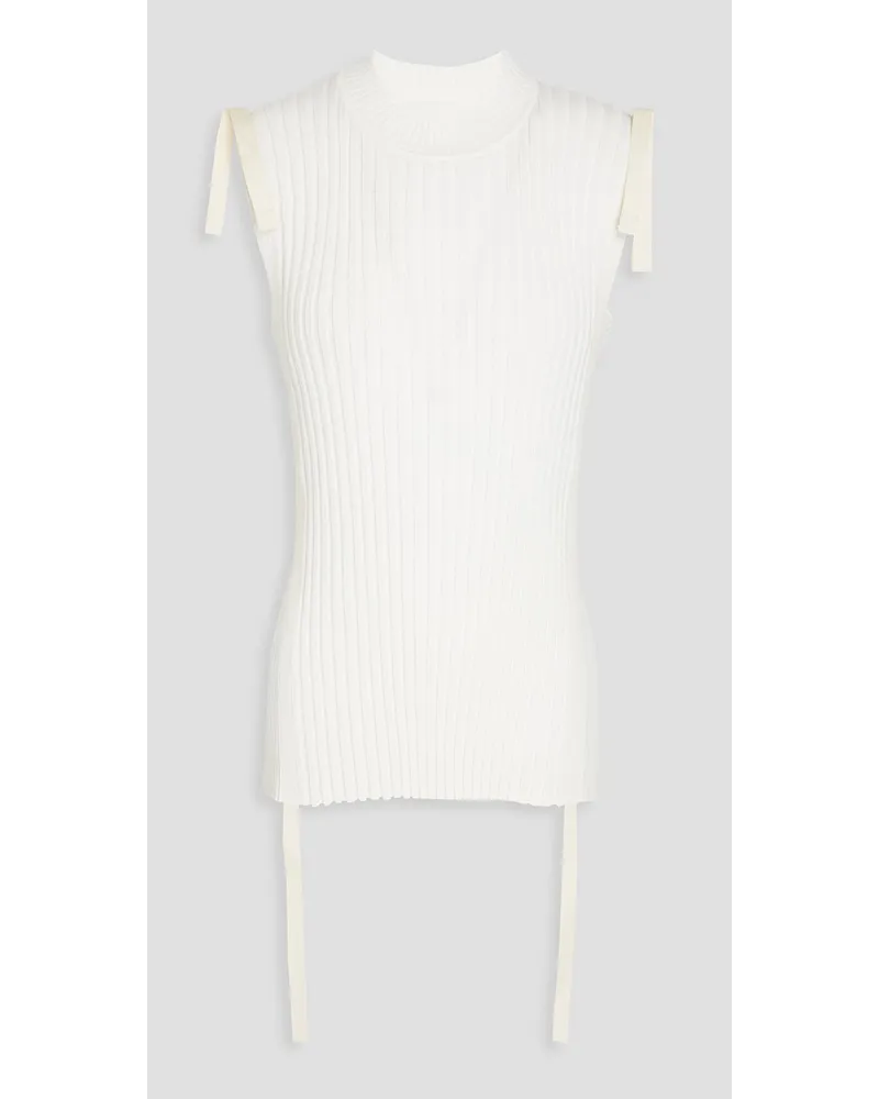 Dion Lee Weiß Flash Sale