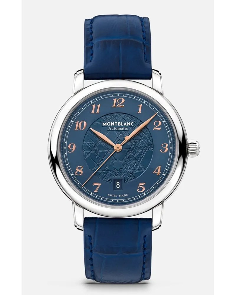 Montblanc Star Legacy Automatic Date 39mm Limited Edition Blau Begrenztes Angebot