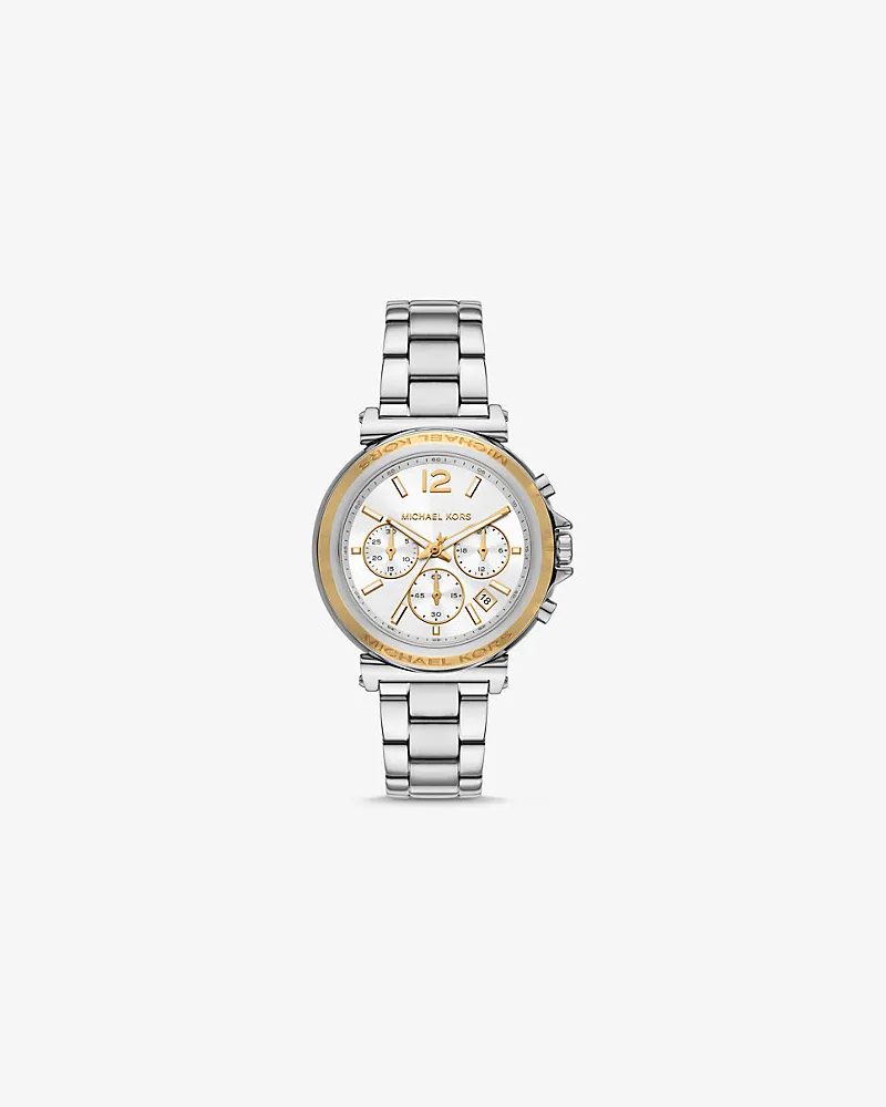 Michael Kors üBergroßE Armbanduhr Maren Im Silberton
