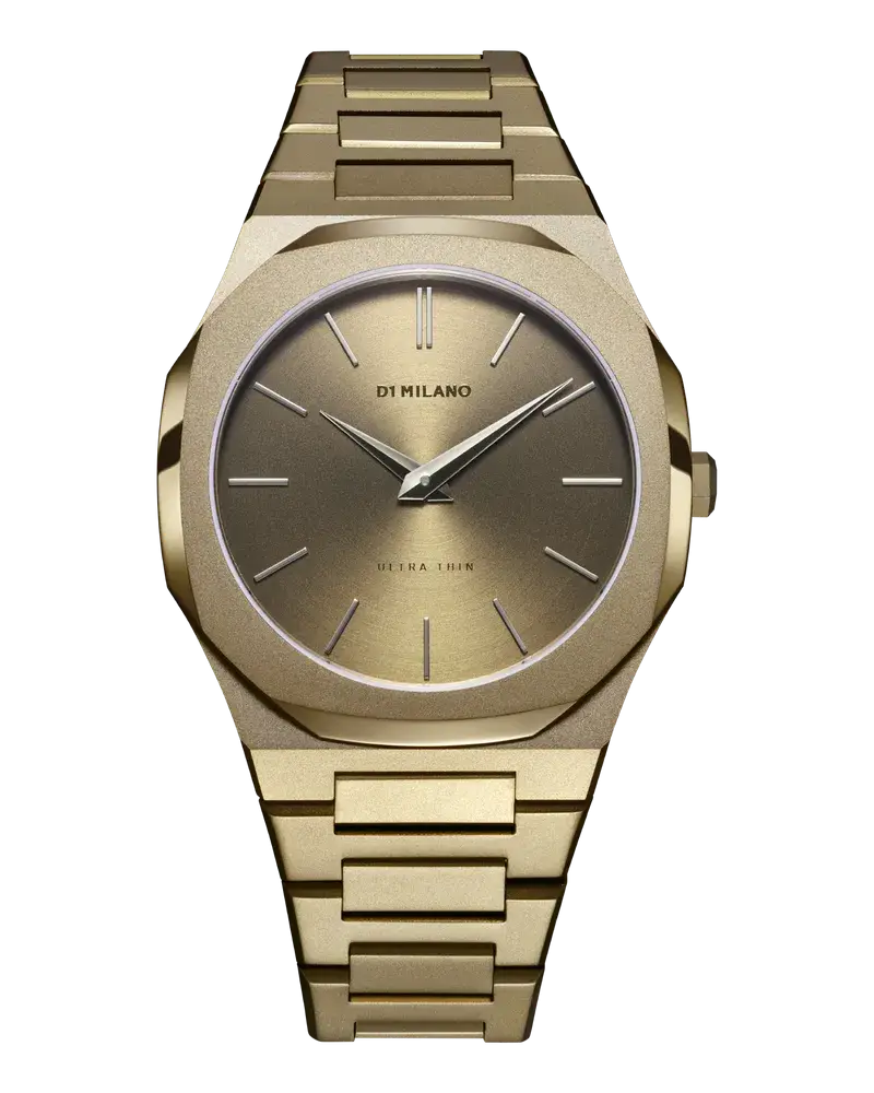 D1 Milano Watch Ultra Thin Bracelet 40 Mm Dusky Green Letzte 2 Tage