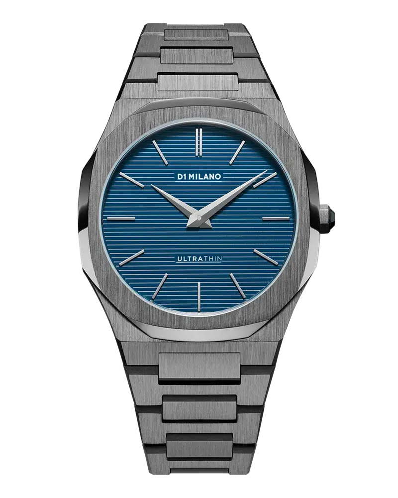 D1 Milano Watch Ultra Thin Bracelet 40 Mm Petrol Blue Zeitbegrenzte Promotion
