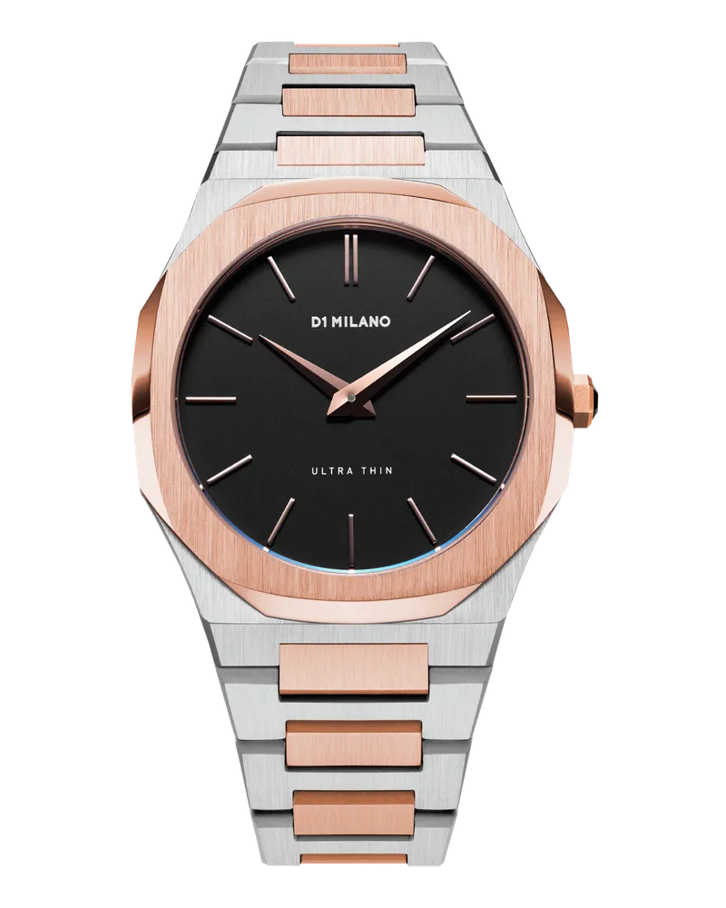 D1 Milano Watch Ultra Thin Bracelet 38 Mm Abisso Silver Nur für heute
