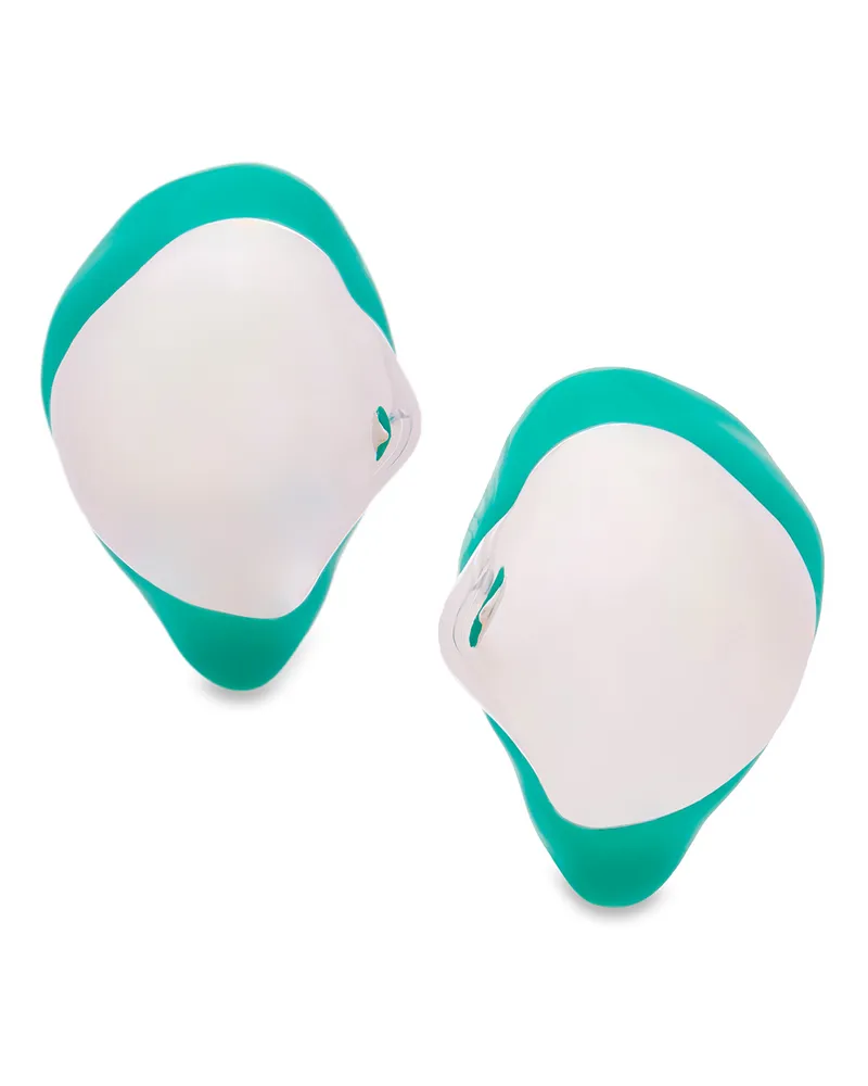 Loewe Luxury Foam Drip Earrings In Sterling Silver And Enamel Fabrikpreis