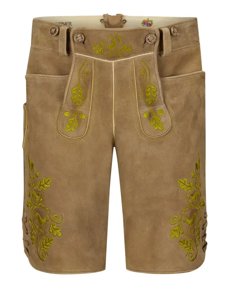 Meindl Lederhose Munich Aus Ziegenleder Hirmer Edition Hellbraun 50% Rabatt mit kostenlosem Versand
