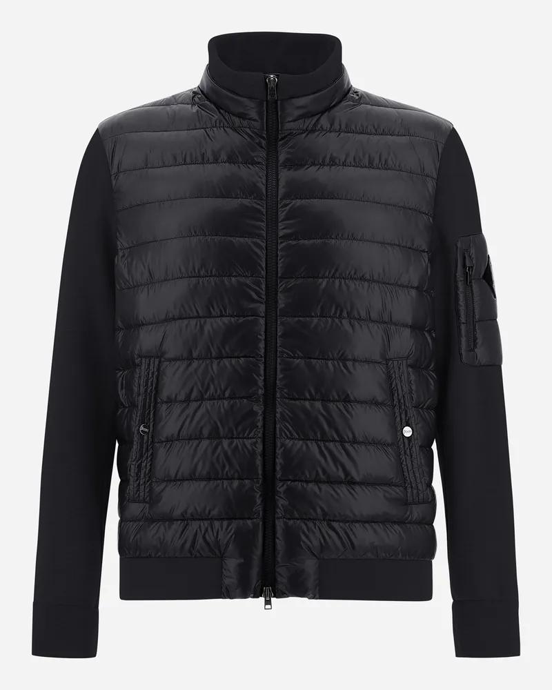 Herno Bomberjacke Aus Nylon Ultralight Und Yoga Schwarz Flash Sale