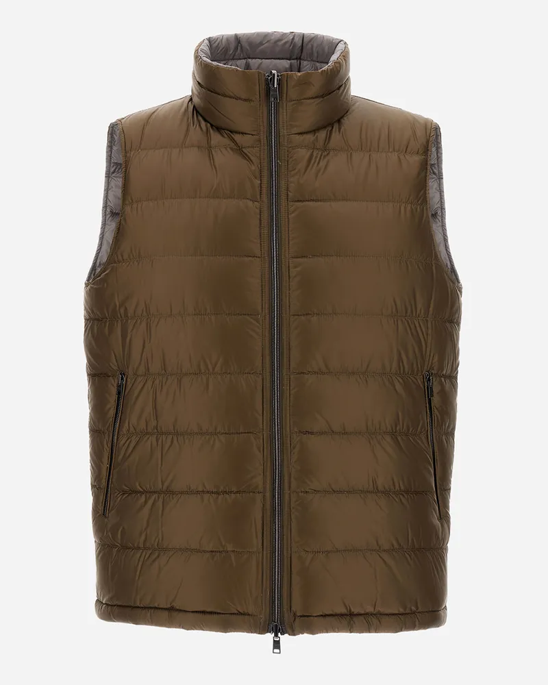 Herno Wendbare Weste Aus Nylon Ultralight Military Jubiläumsangebot