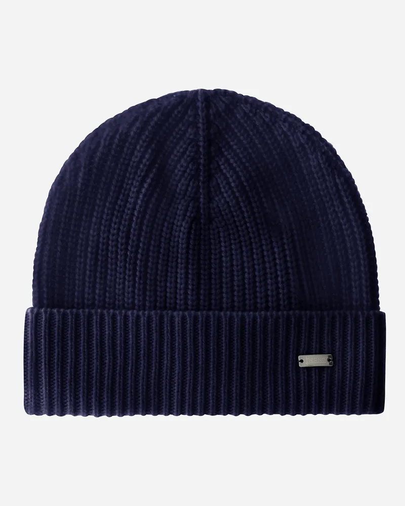 Herno MüTze Aus Eternity Cashmere Marineblau Bis zu 65% Rabatt