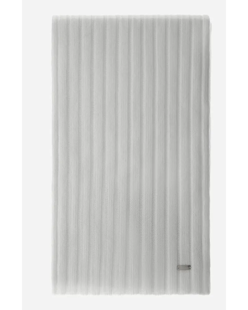 Herno Schal Resort Aus Infinity Wool Rib Grau Bis zu 55% Rabatt