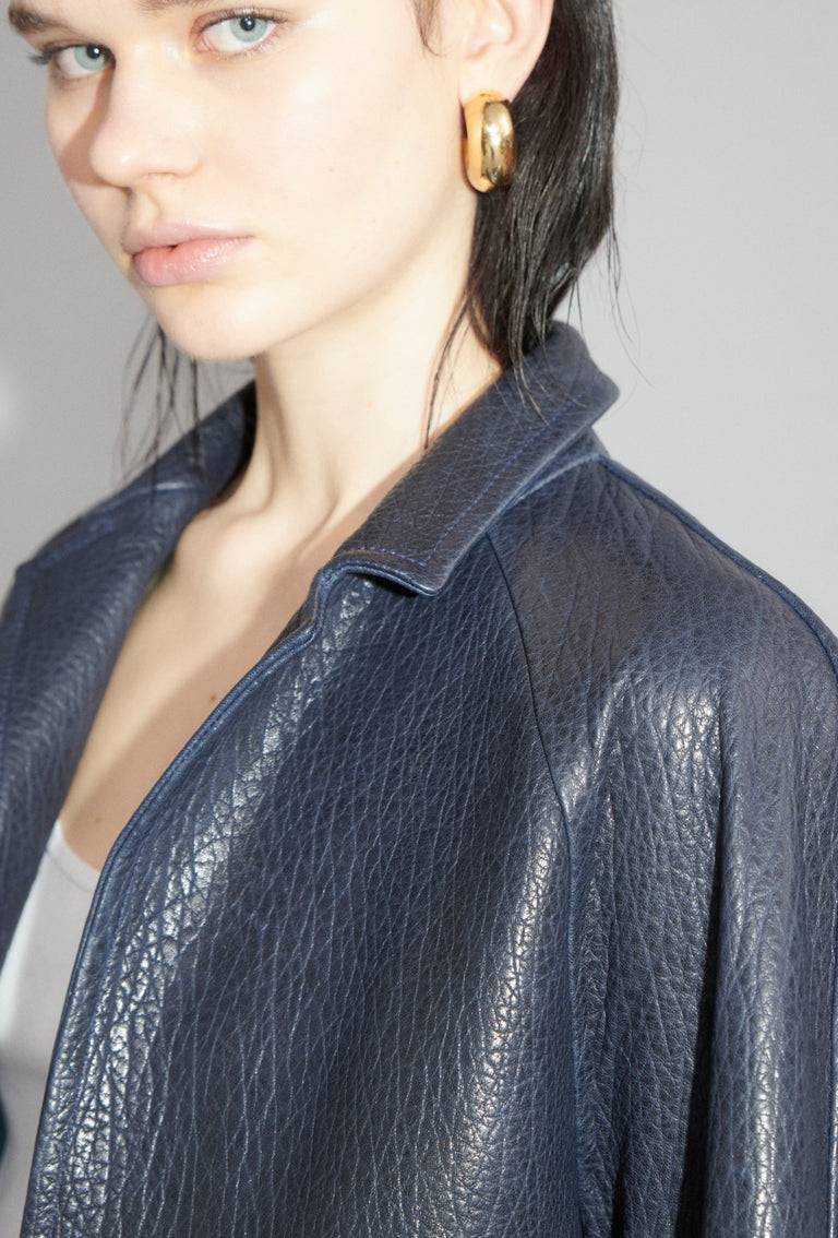 ﻿Odeeh Grainy Lamb Nappa Jacke, Nightflight Blitzangebot