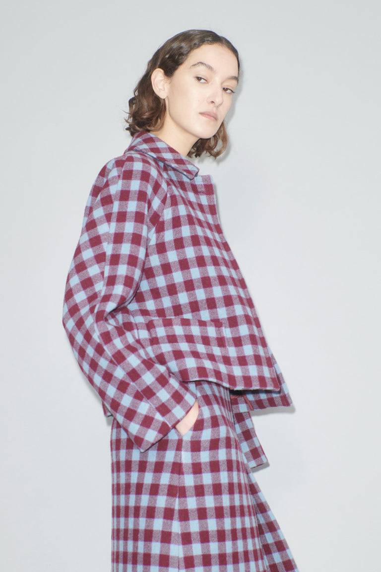 Odeeh Brushed Vichy Jacke, Crimson Bestseller