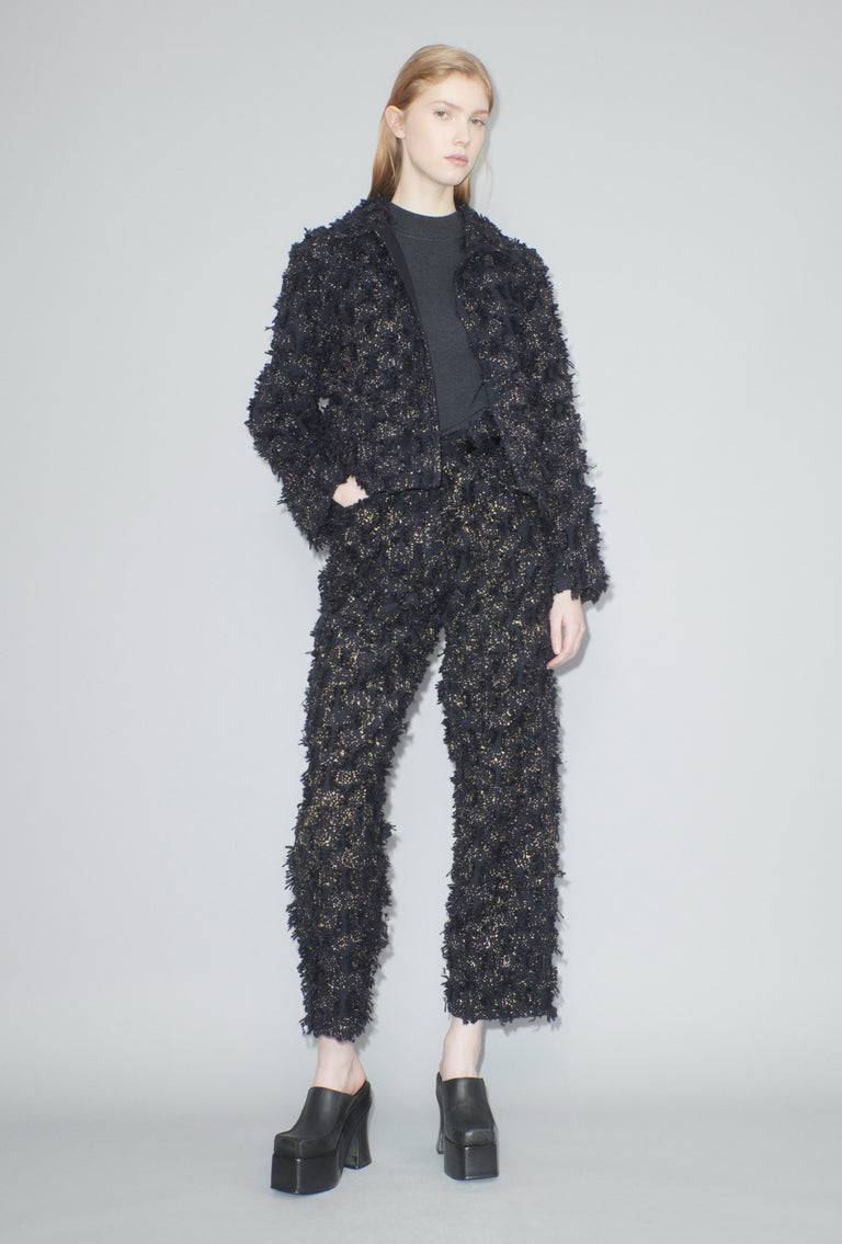 Odeeh Gold Sprinkled Fringes Jacke, Midnight Kauf eins, bekomm eins gratis
