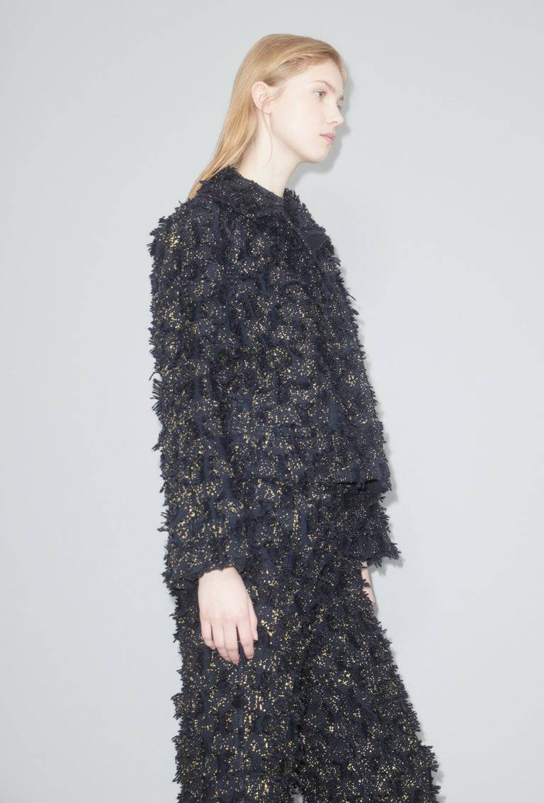 Odeeh Gold Sprinkled Fringes Jacke, Midnight Kauf eins, bekomm eins gratis