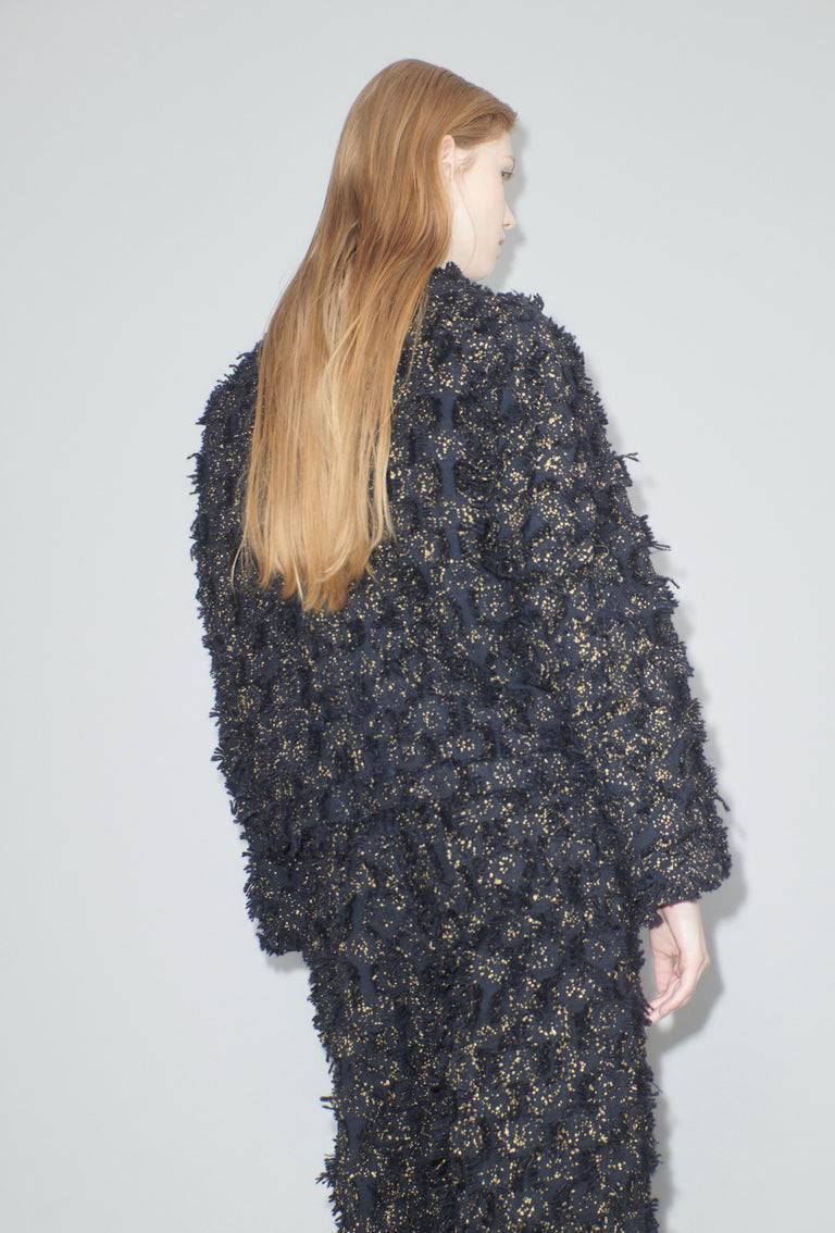 Odeeh Gold Sprinkled Fringes Jacke, Midnight Kauf eins, bekomm eins gratis