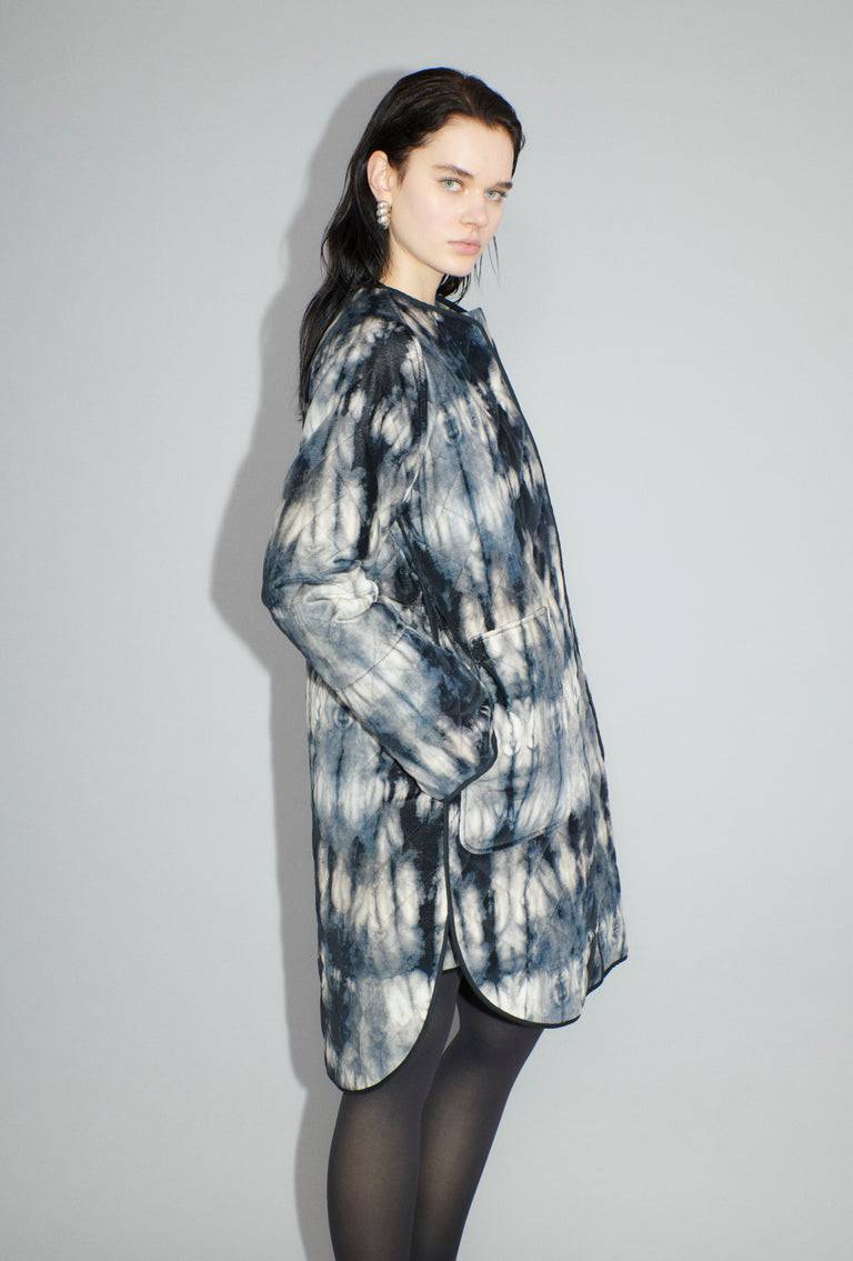 Odeeh Quilted Tie-Dye Mantel, Ink Begrenzte Freigabe