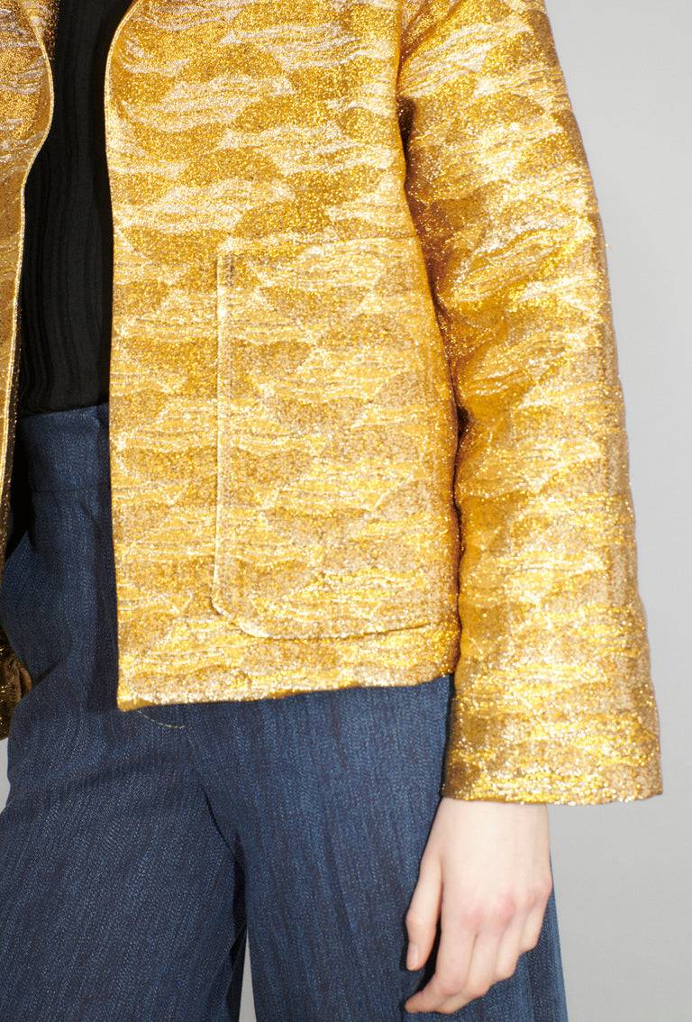 Odeeh Golden Flood Jacke, Gold Letzte 3 Tage