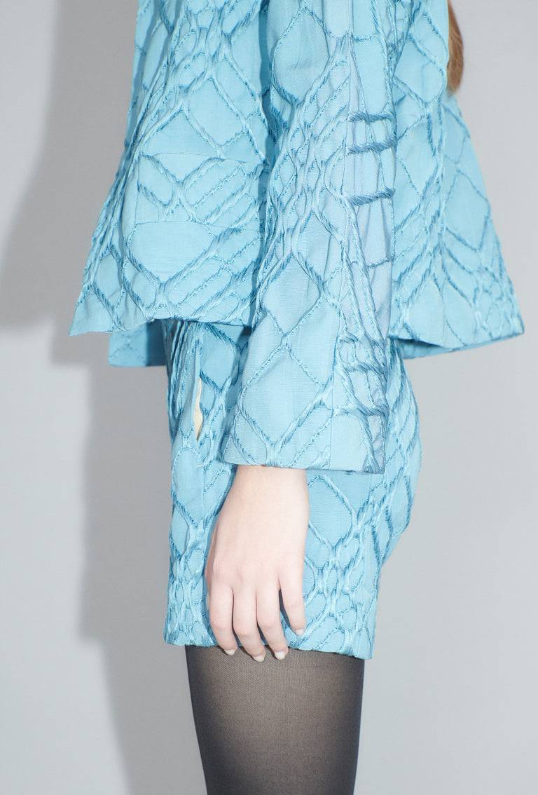 Odeeh Relief Rhombs Jacke, Himmelblau JETZT KAUFEN