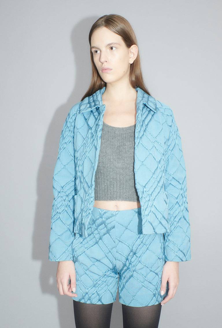 Odeeh Relief Rhombs Jacke, Himmelblau JETZT KAUFEN