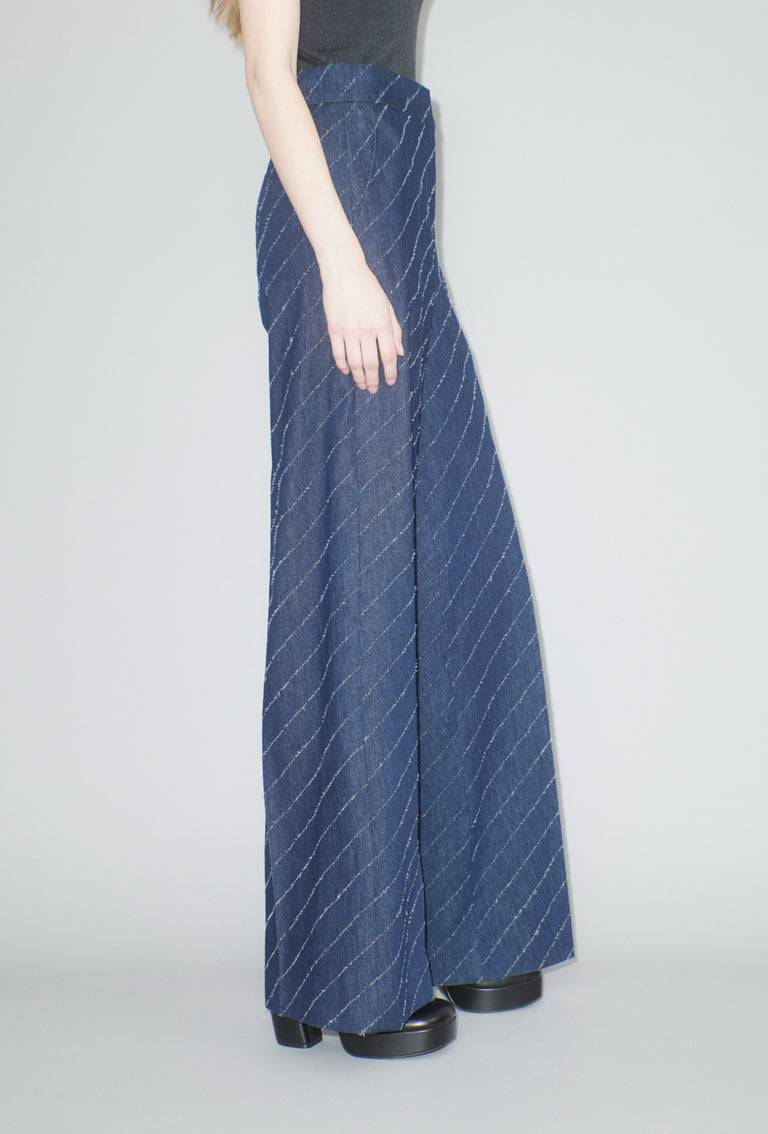 Odeeh Diagonal Filcoupè Denim Hose, Indigo 50% Rabatt mit kostenlosem Versand