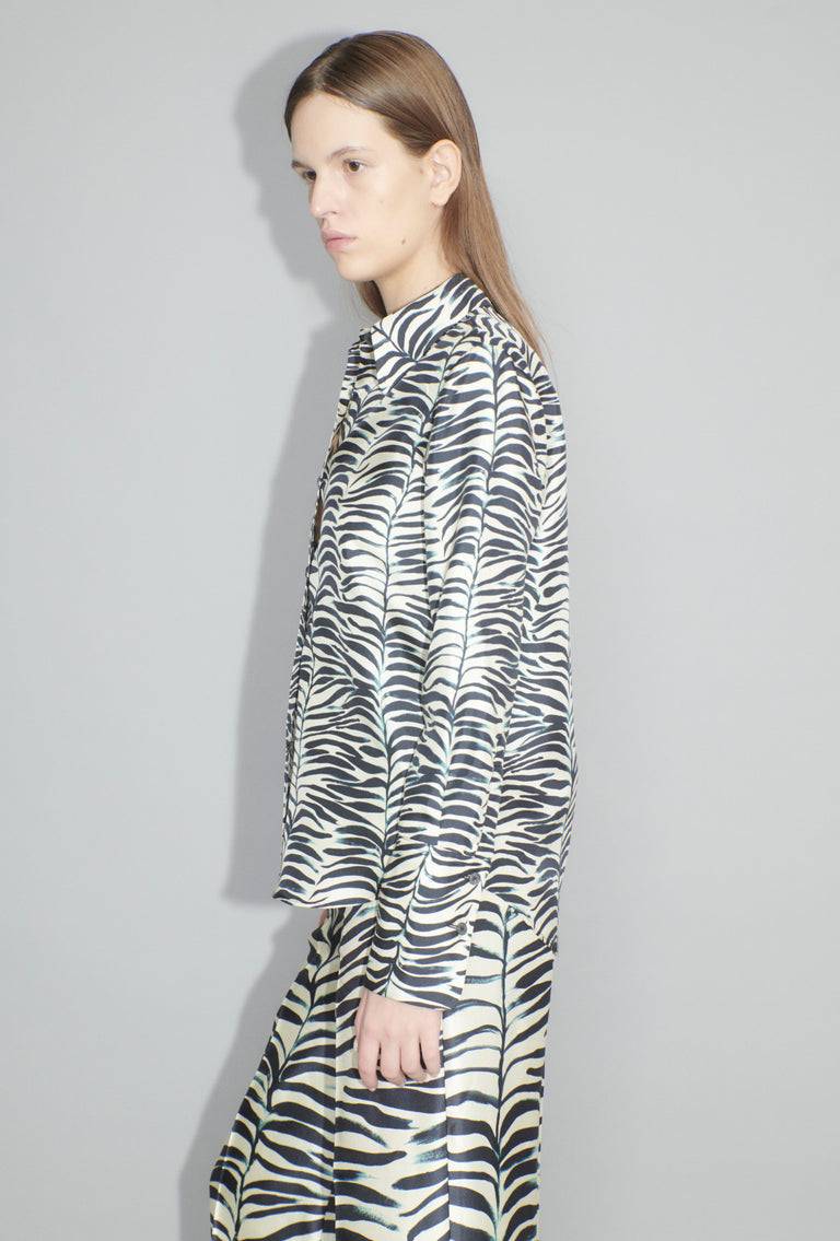 Odeeh Op-Art Tree Bluse, Black White Exklusivangebot