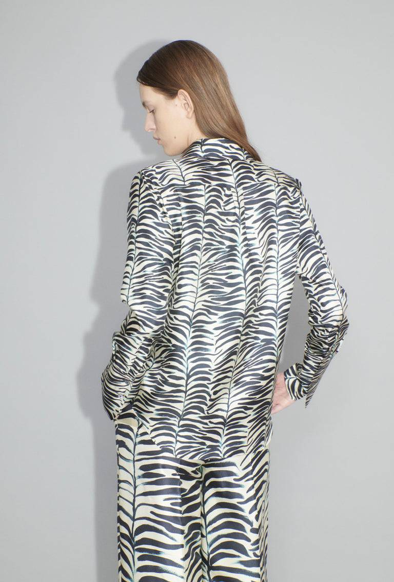 Odeeh Op-Art Tree Bluse, Black White Exklusivangebot
