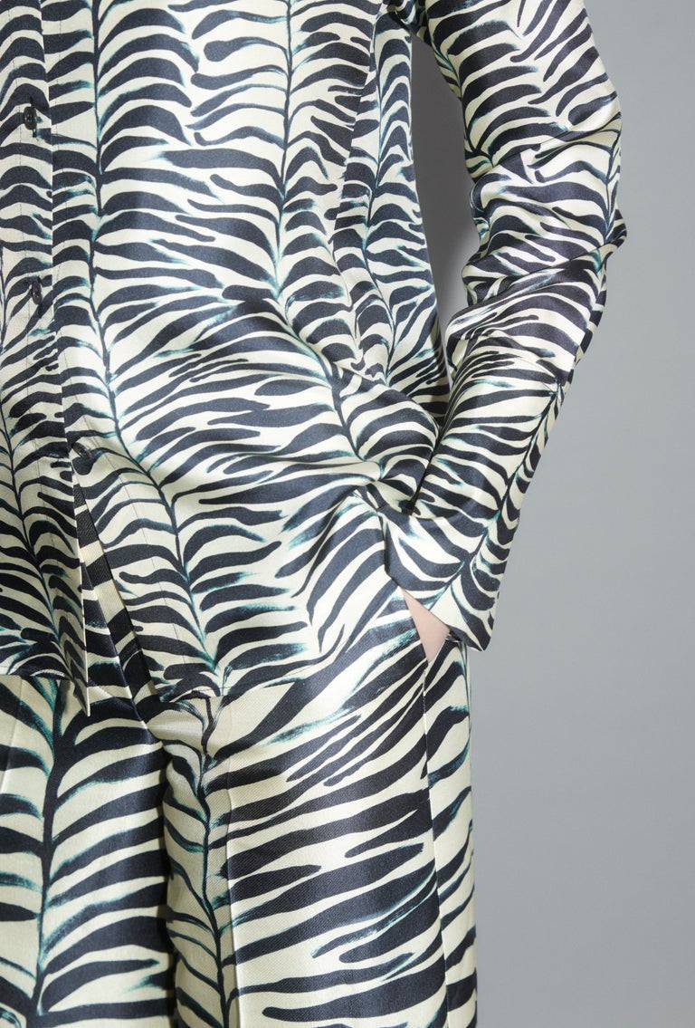 Odeeh Op-Art Tree Bluse, Black White Exklusivangebot
