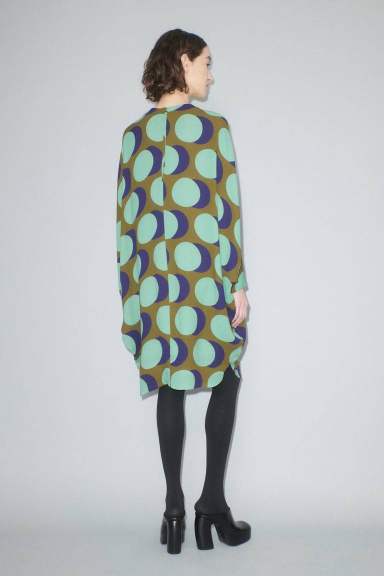 Odeeh Big Double Dot Kleid, Moss Saisonale Angebote
