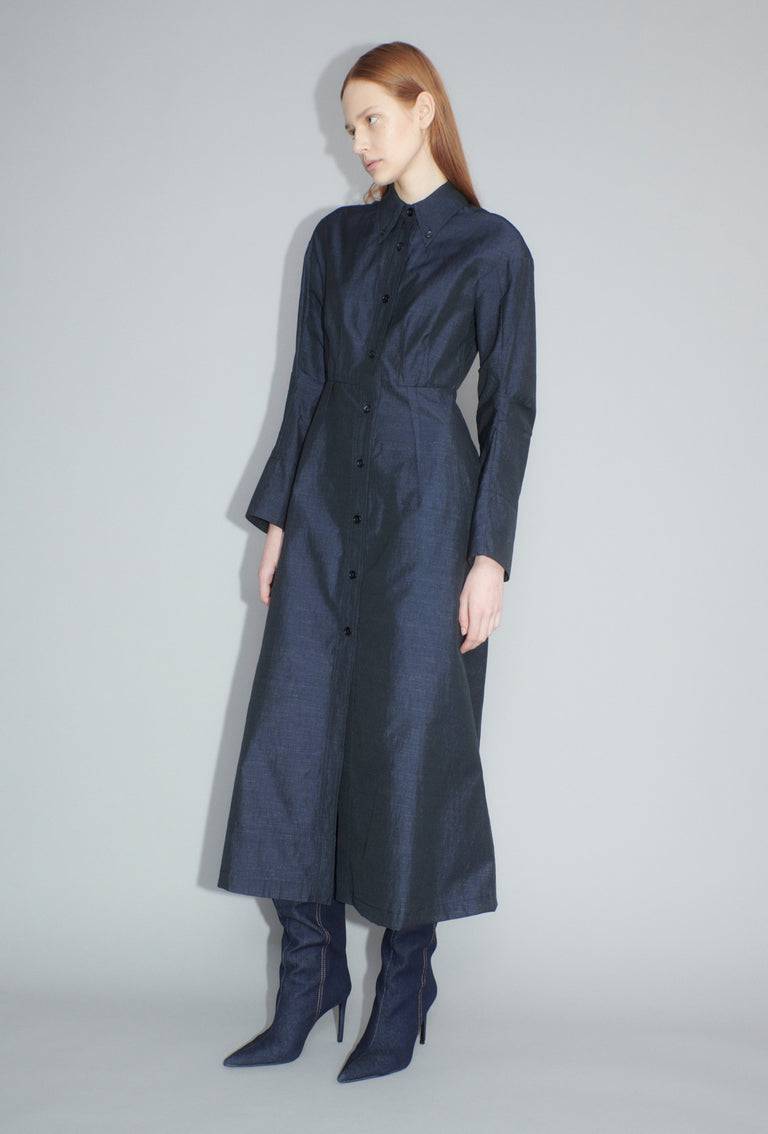 Odeeh Struct Taffeta Kleid, Midnight Nur noch ein Tag übrig