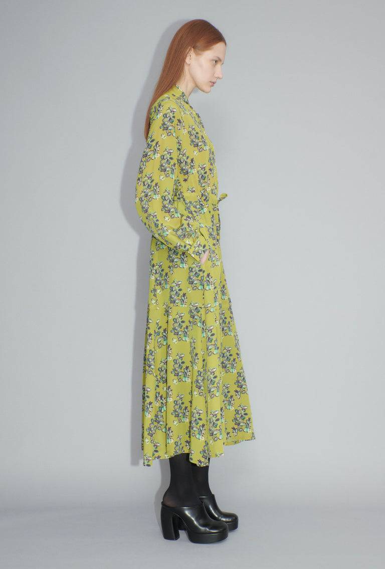 Odeeh Painted Blossoms Kleid, Citrine Super Rabatt