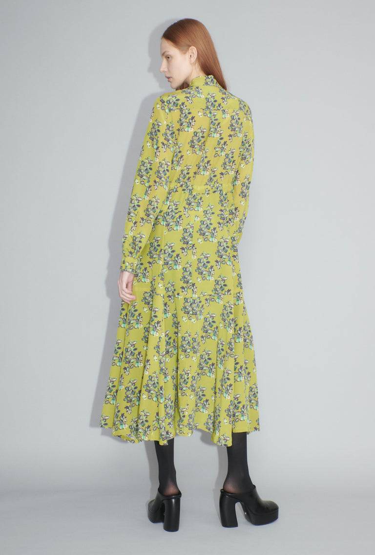 Odeeh Painted Blossoms Kleid, Citrine Super Rabatt