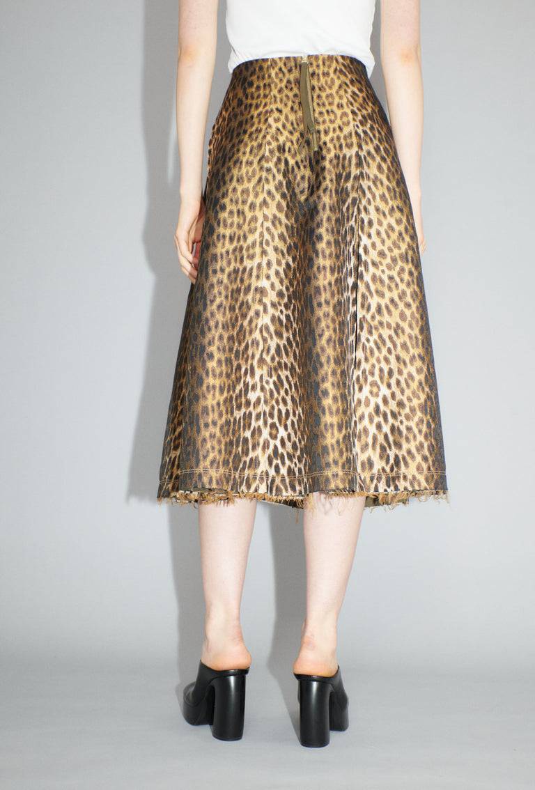 Odeeh Leopard Jaquard Rock, Hazelnut Fabrikladen