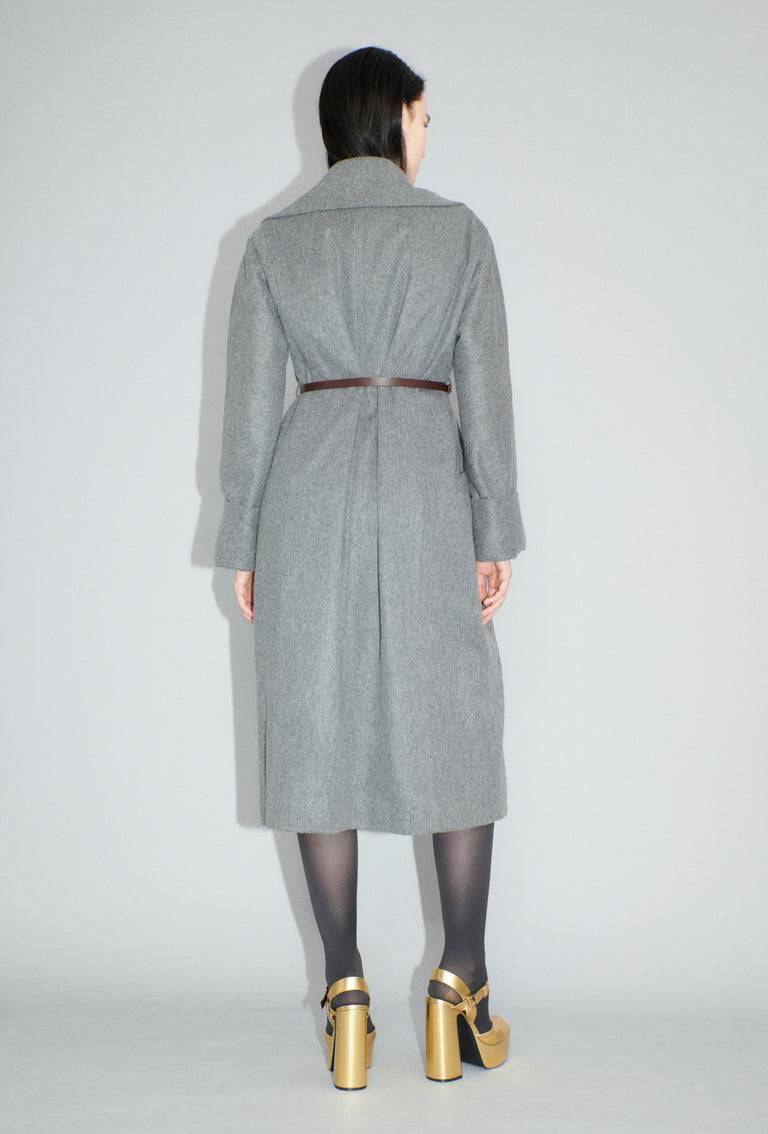 Odeeh Original Light Loden Mantel, Flannel Grey Begrenzt auf 3 Tage