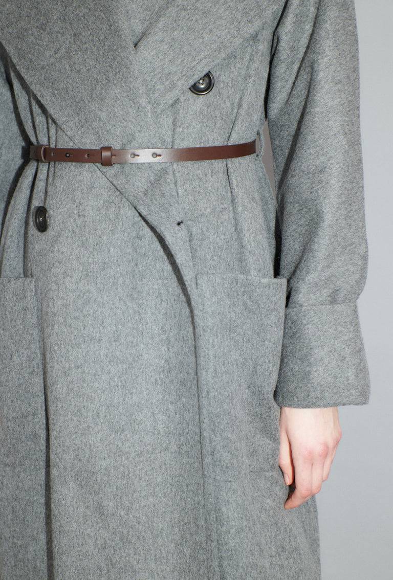 Odeeh Original Light Loden Mantel, Flannel Grey Begrenzt auf 3 Tage