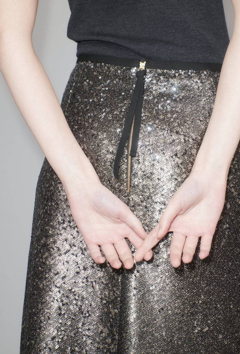 Odeeh Overprinted Sequins Rock, Granite zollfrei