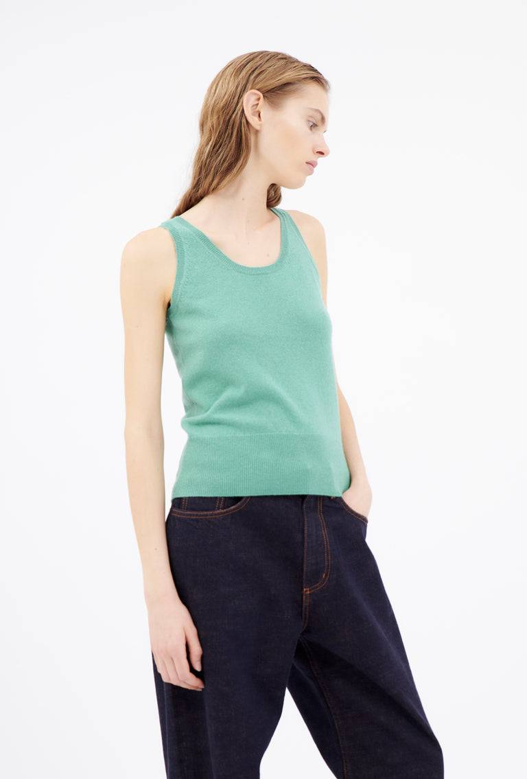 Odeeh Light Cashmere Top, Mermaid Green Angebote