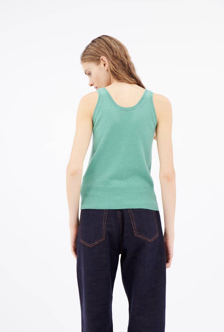Odeeh Light Cashmere Top, Mermaid Green Angebote