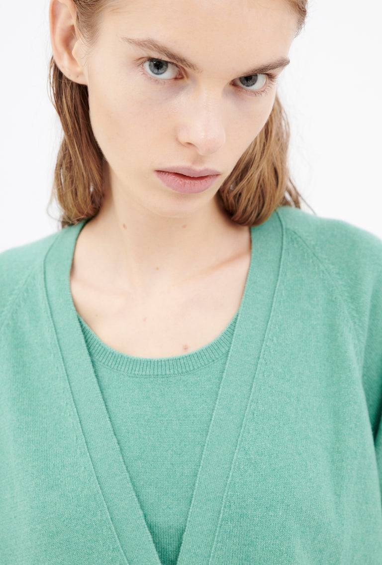 Odeeh Light Cashmere Cardigan, Mermaid Green Hotsell
