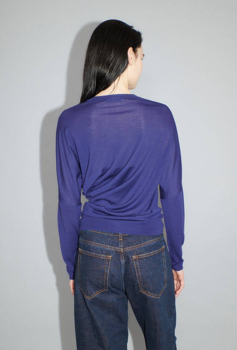 Odeeh Merino Extrafine Pullover, Plum Limitierter Zeitrabatt