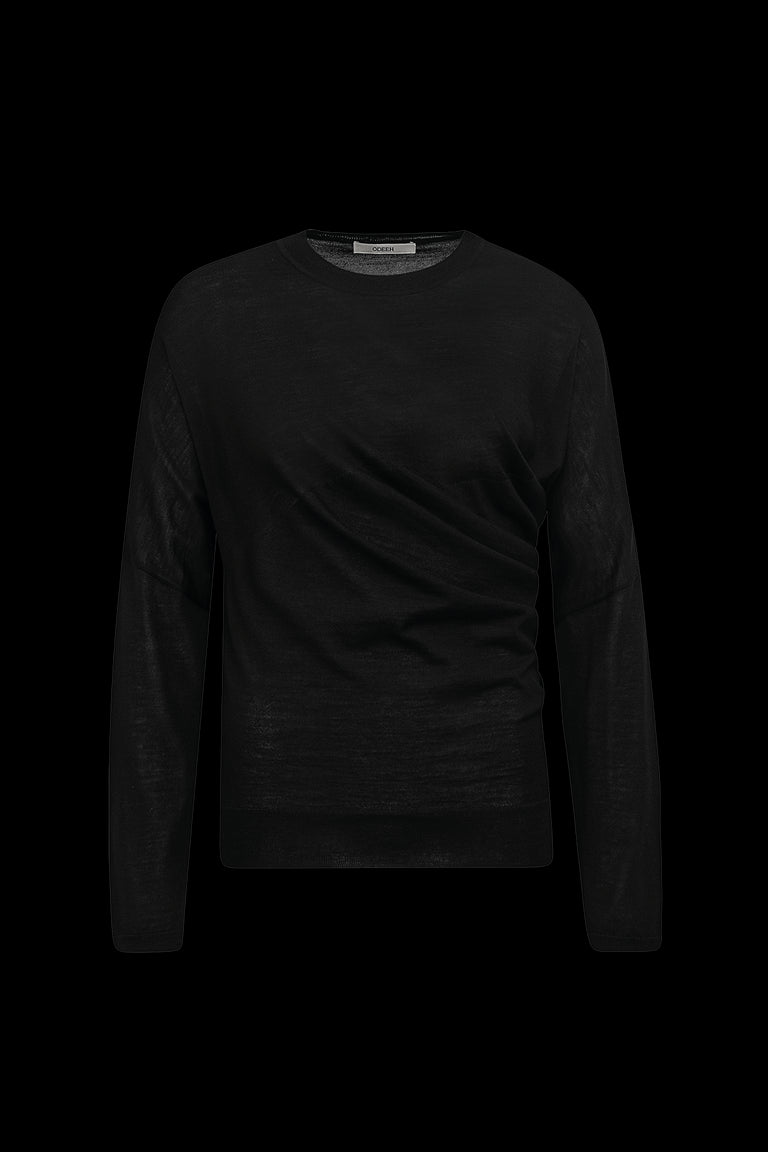 Odeeh Merino Extrafine Pullover, Jet Black Fabrikpreis